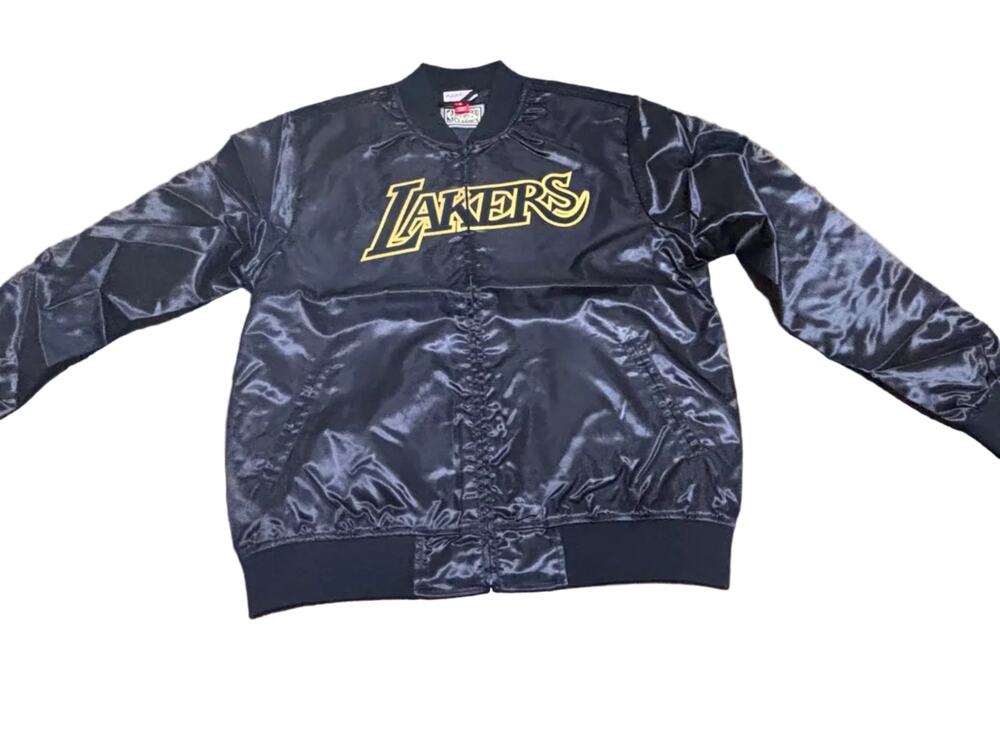 Los Angeles LA Lakers Mitchell & Ness HWC Jacket Mens Large L New NWOT